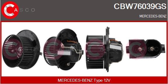 Casco CBW76039GS - Вентилятор салону autocars.com.ua