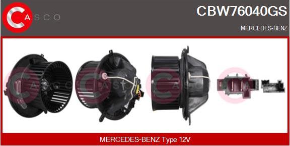 Casco CBW76040GS - Вентилятор салону autocars.com.ua