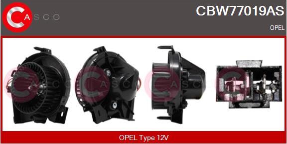 Casco CBW77019AS - Вентилятор салона avtokuzovplus.com.ua