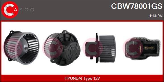 Casco CBW78001GS - Вентилятор салону autocars.com.ua