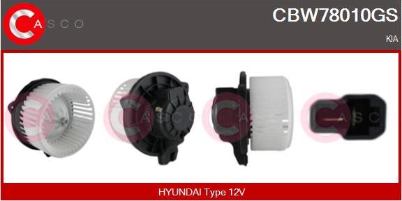 Casco CBW78010GS - Вентилятор салону autocars.com.ua