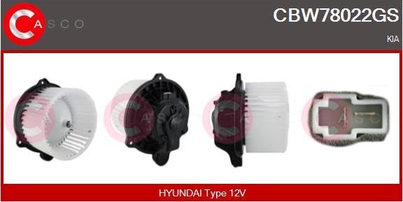 Casco CBW78022GS - Вентилятор салону autocars.com.ua