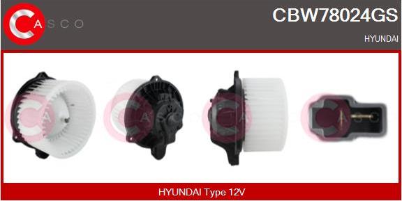 Casco CBW78024GS - Вентилятор салону autocars.com.ua