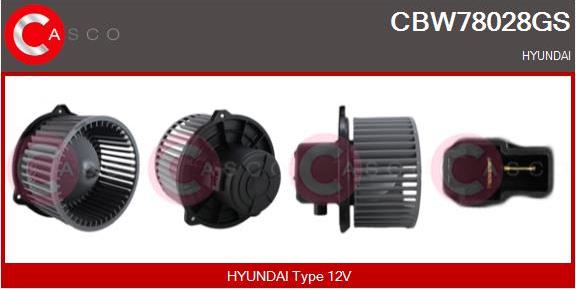 Casco CBW78028GS - Вентилятор салона avtokuzovplus.com.ua