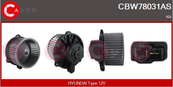 Casco CBW78031AS - Вентилятор салону autocars.com.ua