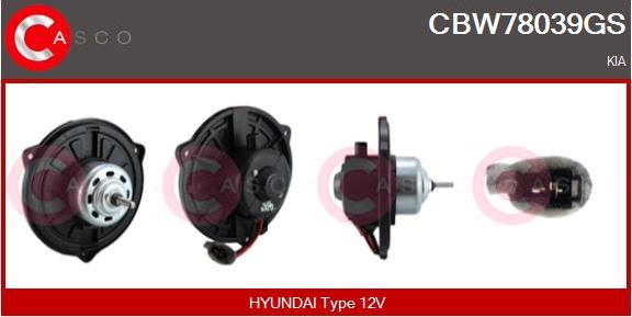 Casco CBW78039GS - Вентилятор салону autocars.com.ua