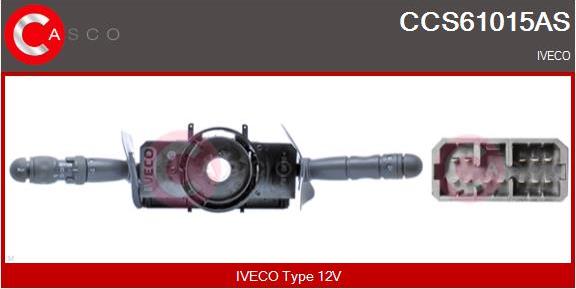 Casco CCS61015AS - Вимикач на рульовій колонці autocars.com.ua
