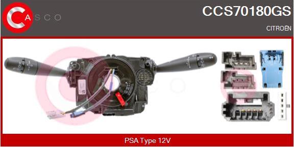 Casco CCS70180GS - Вимикач на рульовій колонці autocars.com.ua