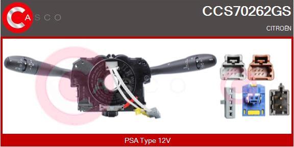 Casco CCS70262GS - Вимикач на рульовій колонці autocars.com.ua