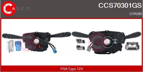 Casco CCS70301GS - Вимикач на рульовій колонці autocars.com.ua