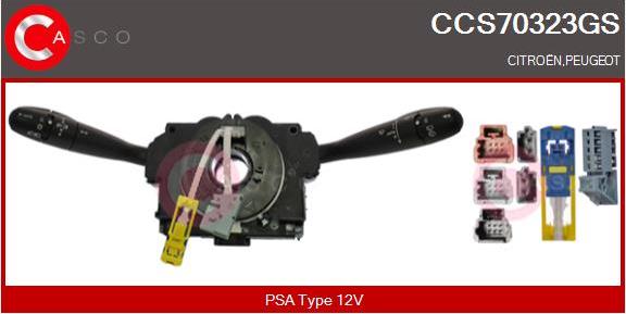 Casco CCS70323GS - Вимикач на рульовій колонці autocars.com.ua