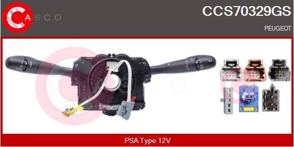 Casco CCS70329GS - Вимикач на рульовій колонці autocars.com.ua