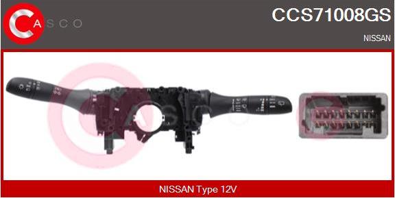 Casco CCS71008GS - Вимикач на рульовій колонці autocars.com.ua