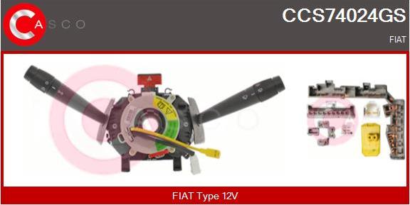 Casco CCS74024GS - Вимикач на рульовій колонці autocars.com.ua