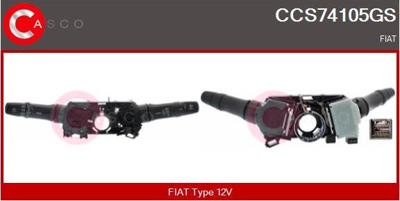 Casco CCS74105GS - Вимикач на рульовій колонці autocars.com.ua