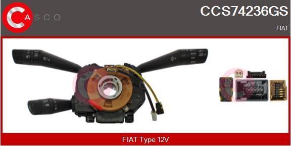 Casco CCS74236GS - Вимикач на рульовій колонці autocars.com.ua