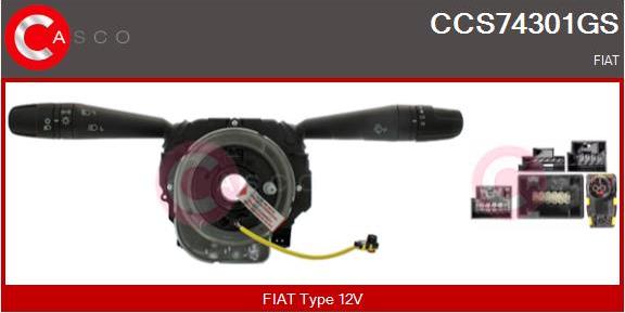 Casco CCS74301GS - Вимикач на рульовій колонці autocars.com.ua