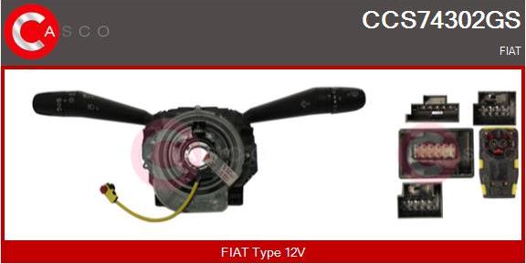 Casco CCS74302GS - Вимикач на рульовій колонці autocars.com.ua