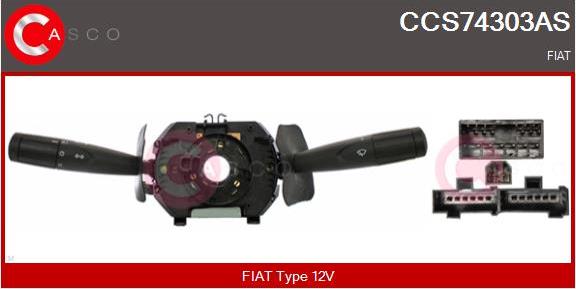 Casco CCS74303AS - Вимикач на рульовій колонці autocars.com.ua