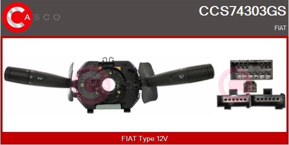 Casco CCS74303GS - Вимикач на рульовій колонці autocars.com.ua