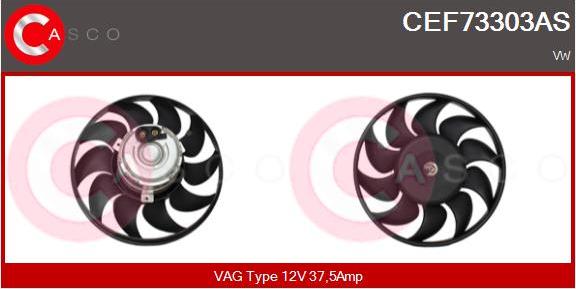 Casco CEF73303AS - Вентилятор, охлаждение двигателя avtokuzovplus.com.ua