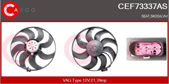 Casco CEF73337AS - Вентилятор, охлаждение двигателя avtokuzovplus.com.ua