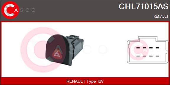 Casco CHL71015AS - Покажчик аварійної сигналізації autocars.com.ua