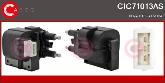 Casco CIC71013AS - Котушка запалювання autocars.com.ua