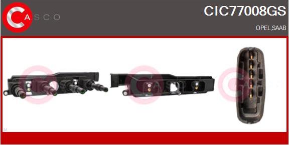 Casco CIC77008GS - Котушка запалювання autocars.com.ua