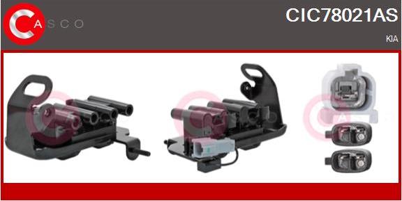 Casco CIC78021AS - Котушка запалювання autocars.com.ua