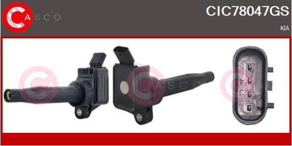 Casco CIC78047GS - Котушка запалювання autocars.com.ua