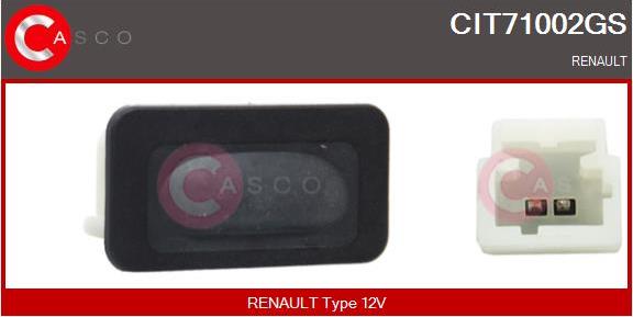 Casco CIT71002GS - Вимикач, фіксатор двері autocars.com.ua
