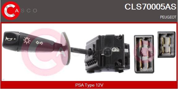 Casco CLS70005AS - Вимикач на рульовій колонці autocars.com.ua