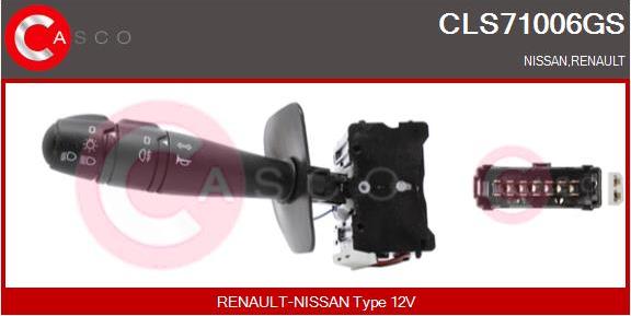 Casco CLS71006GS - Вимикач на рульовій колонці autocars.com.ua