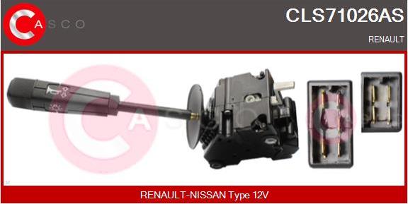 Casco CLS71026AS - Вимикач на рульовій колонці autocars.com.ua