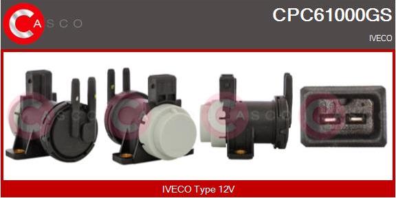 Casco CPC61000GS - Перетворювач тиску, управління ОГ autocars.com.ua