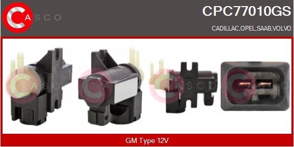 Casco CPC77010GS - Перетворювач тиску, управління ОГ autocars.com.ua
