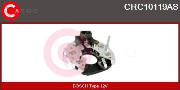 Casco CRC10119AS - Випрямляч, генератор autocars.com.ua