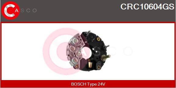 Casco CRC10604GS - Випрямляч, генератор autocars.com.ua