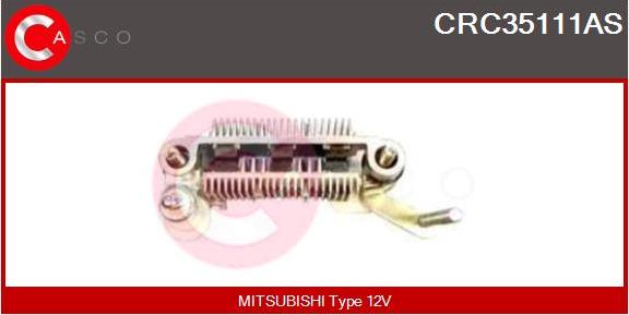 Casco CRC35111AS - Выпрямитель, генератор autodnr.net