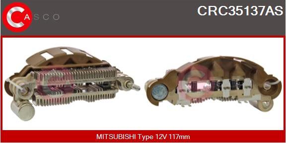 Casco CRC35137AS - Выпрямитель, генератор avtokuzovplus.com.ua