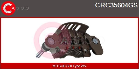 Casco CRC35604GS - Випрямляч, генератор autocars.com.ua