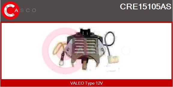 Casco CRE15105AS - Регулятор напруги генератора autocars.com.ua
