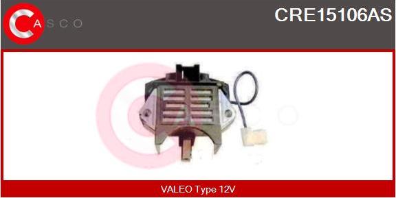 Casco CRE15106AS - Регулятор напруги генератора autocars.com.ua