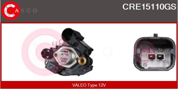 Casco CRE15110GS - Регулятор напруги генератора autocars.com.ua