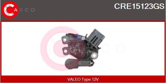 Casco CRE15123GS - Регулятор напряжения, генератор avtokuzovplus.com.ua