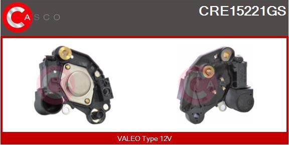 Casco CRE15221GS - Регулятор напряжения, генератор avtokuzovplus.com.ua