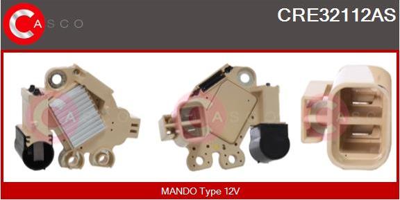 Casco CRE32112AS - Регулятор напруги генератора autocars.com.ua