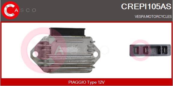 Casco CREPI105AS - Регулятор напруги генератора autocars.com.ua