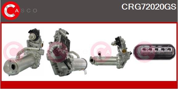 Casco CRG72020GS - Радіатор, рециркуляція ОГ autocars.com.ua